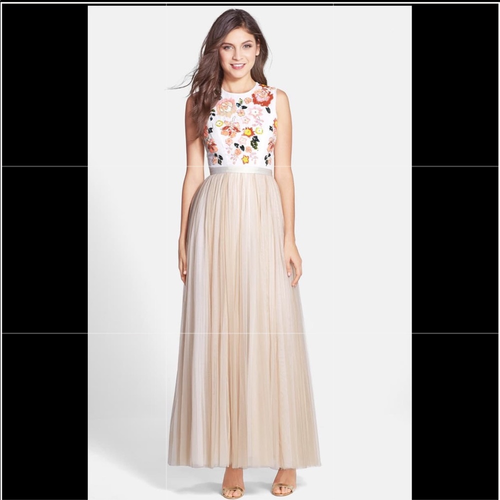 Formal Floral Maxi Dress